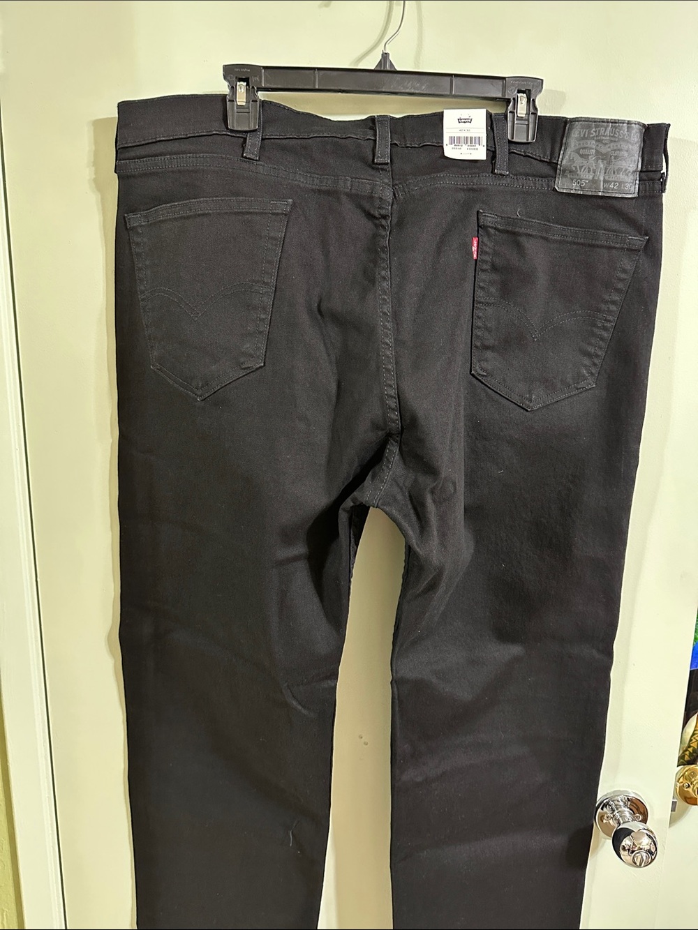 Levi's Men’s Black Slim Straight Jeans